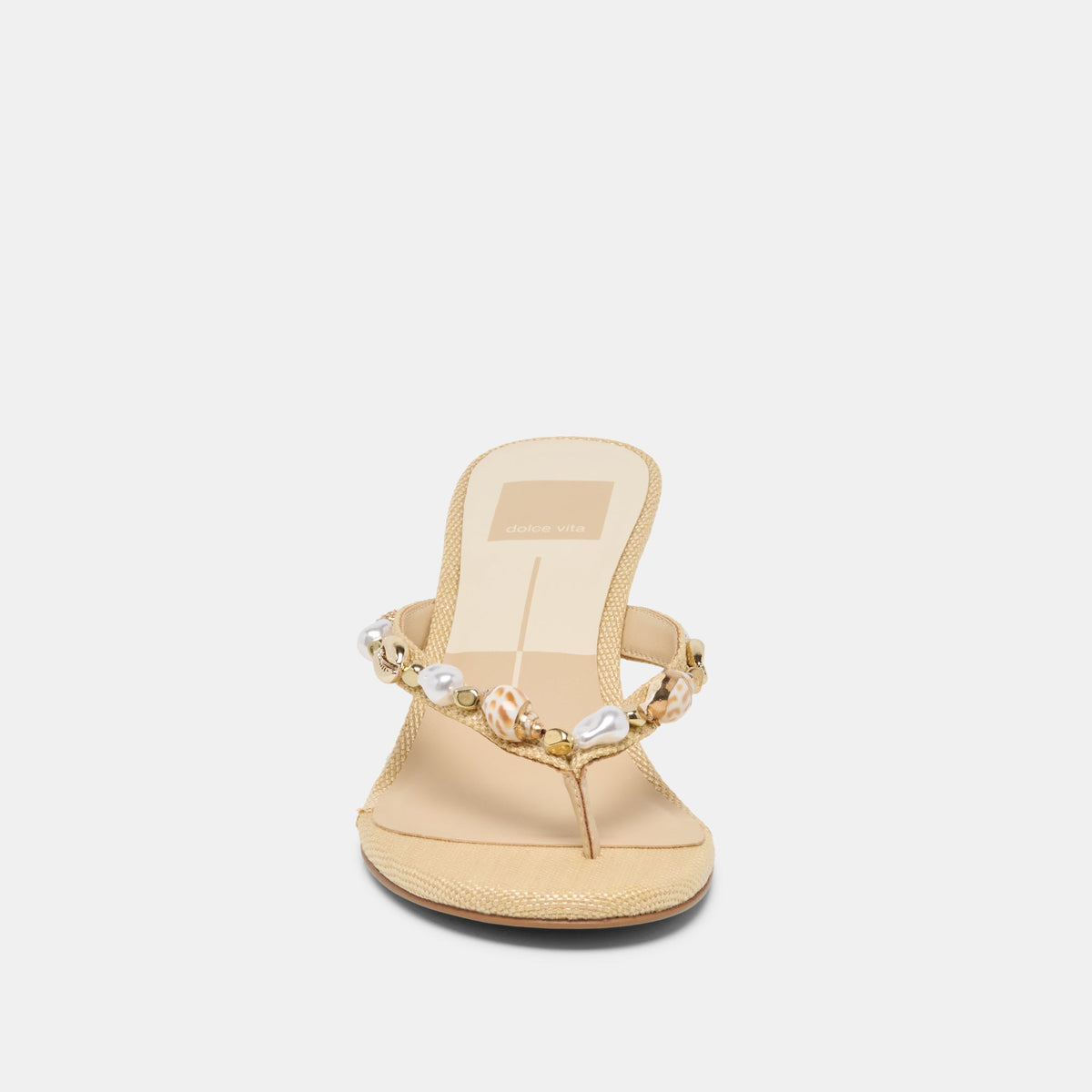 Dolce Vita SHOES Daksie Lt Natural Raffia Heels