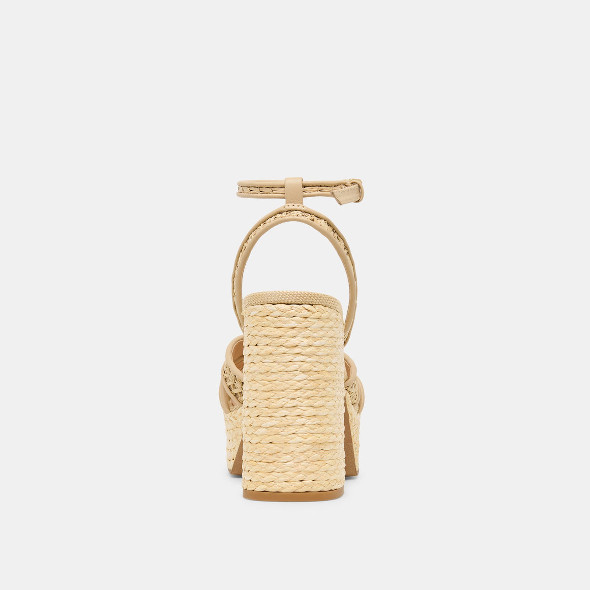Dolce Vita SHOES Danila Lt Natural Cross Hatch Raffia Heels