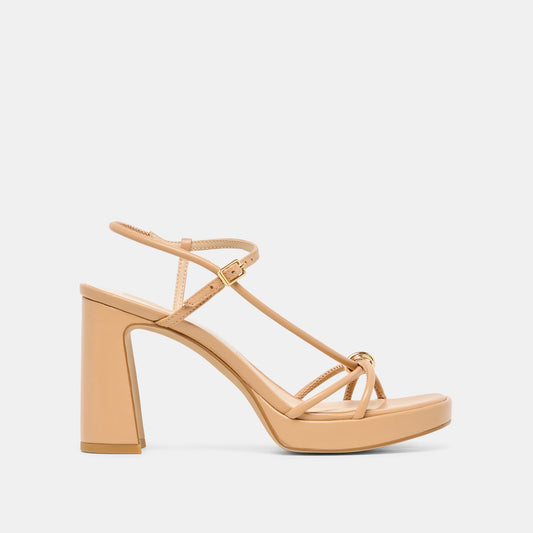 Dolce Vita SHOES Odete Lt Tan Leather Heels