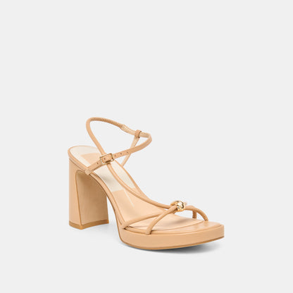 Dolce Vita SHOES Odete Lt Tan Leather Heels