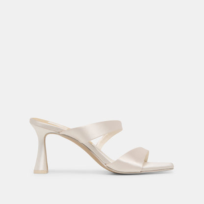Dolce Vita SHOES Icelyn Ivory Satin Heels