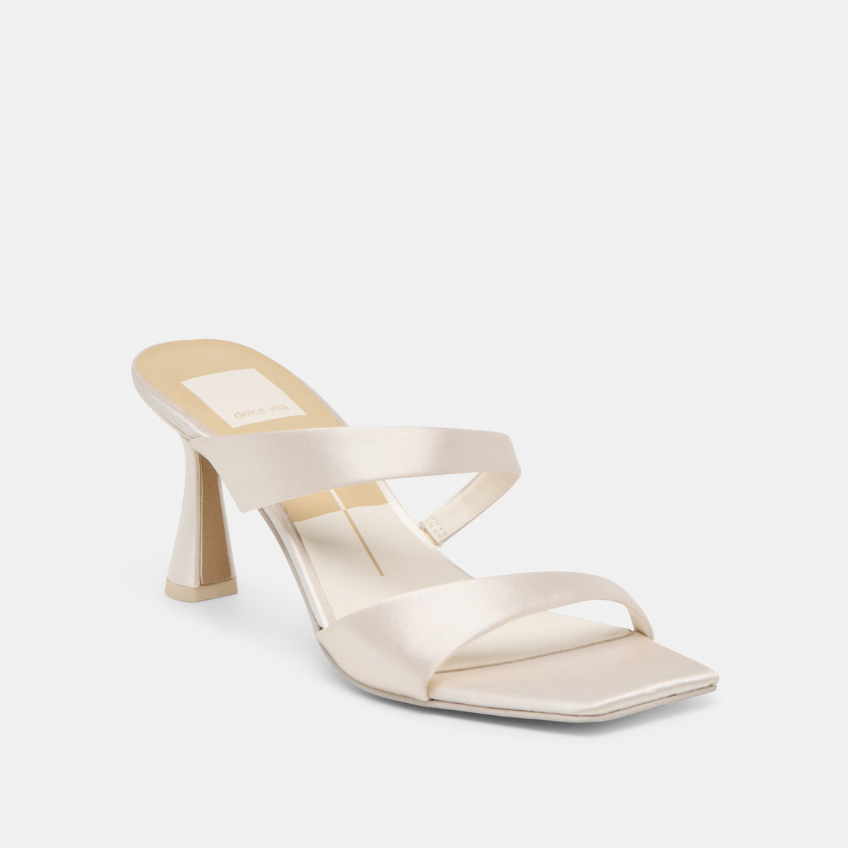 Dolce Vita SHOES Icelyn Ivory Satin Heels