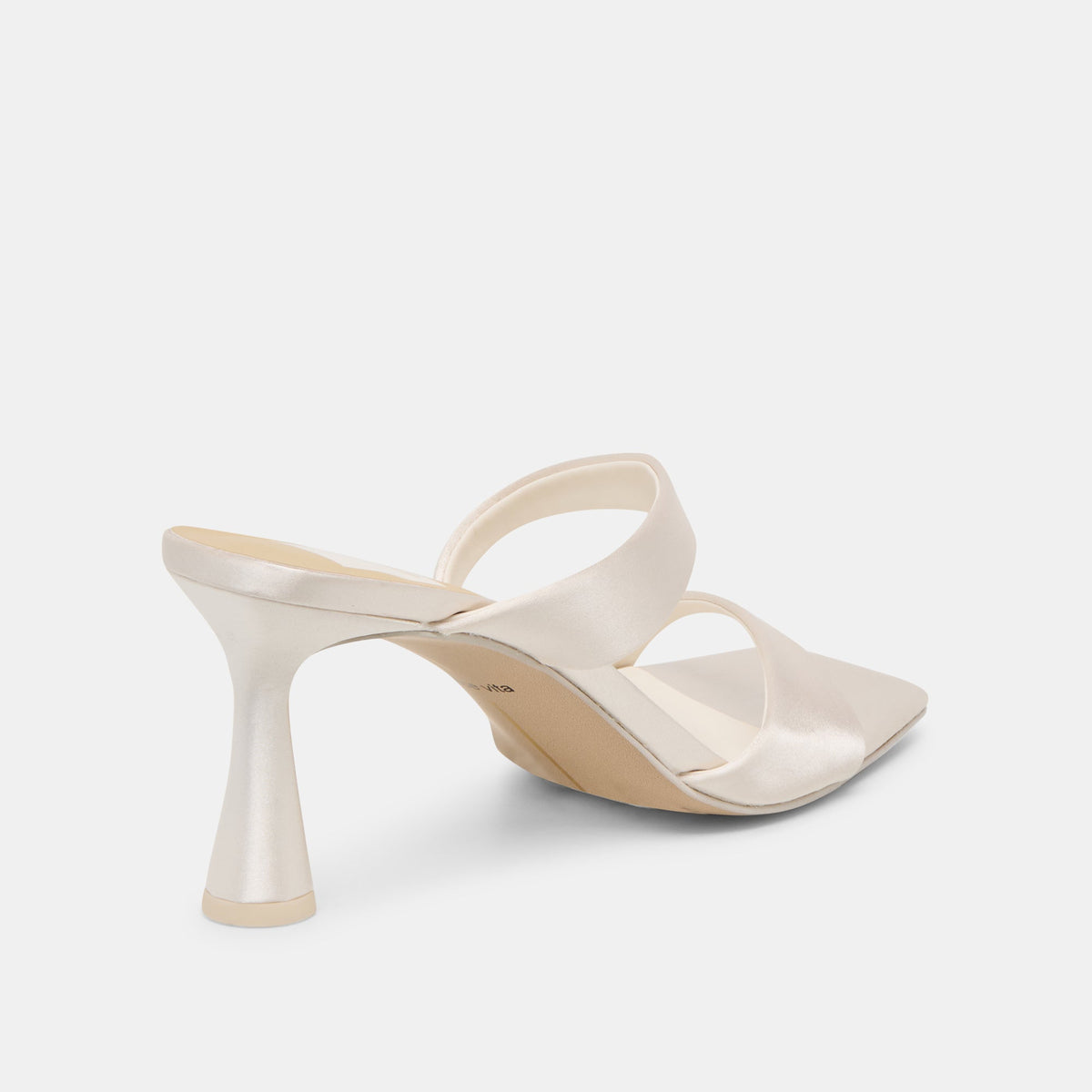 Dolce Vita SHOES Icelyn Ivory Satin Heels