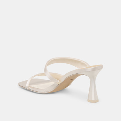 Dolce Vita SHOES Icelyn Ivory Satin Heels