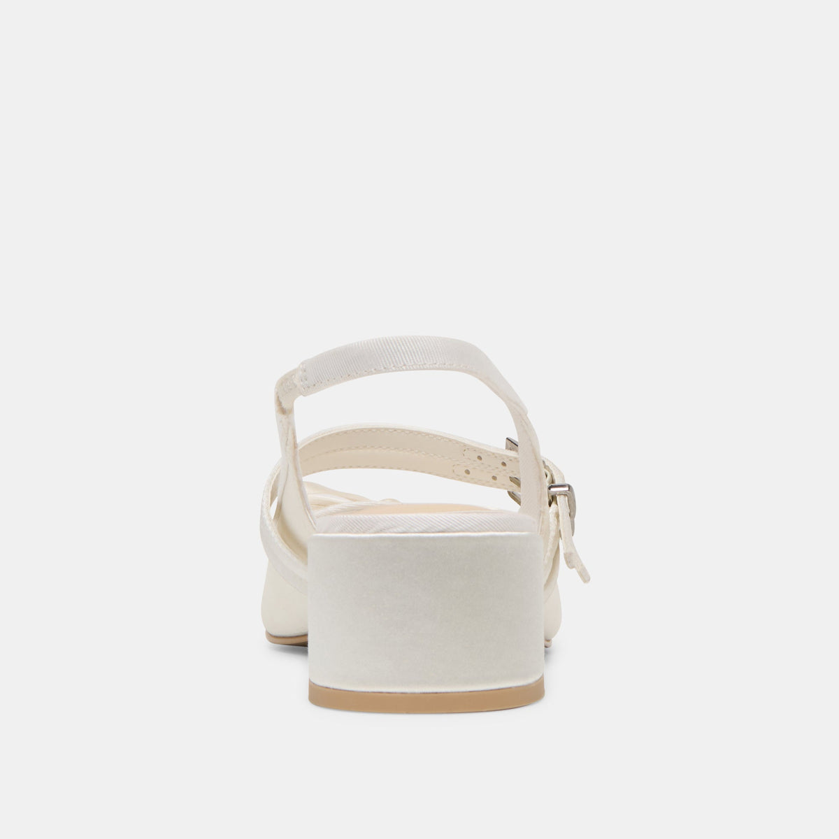 Dolce Vita SHOES Loris True White Satin Heels
