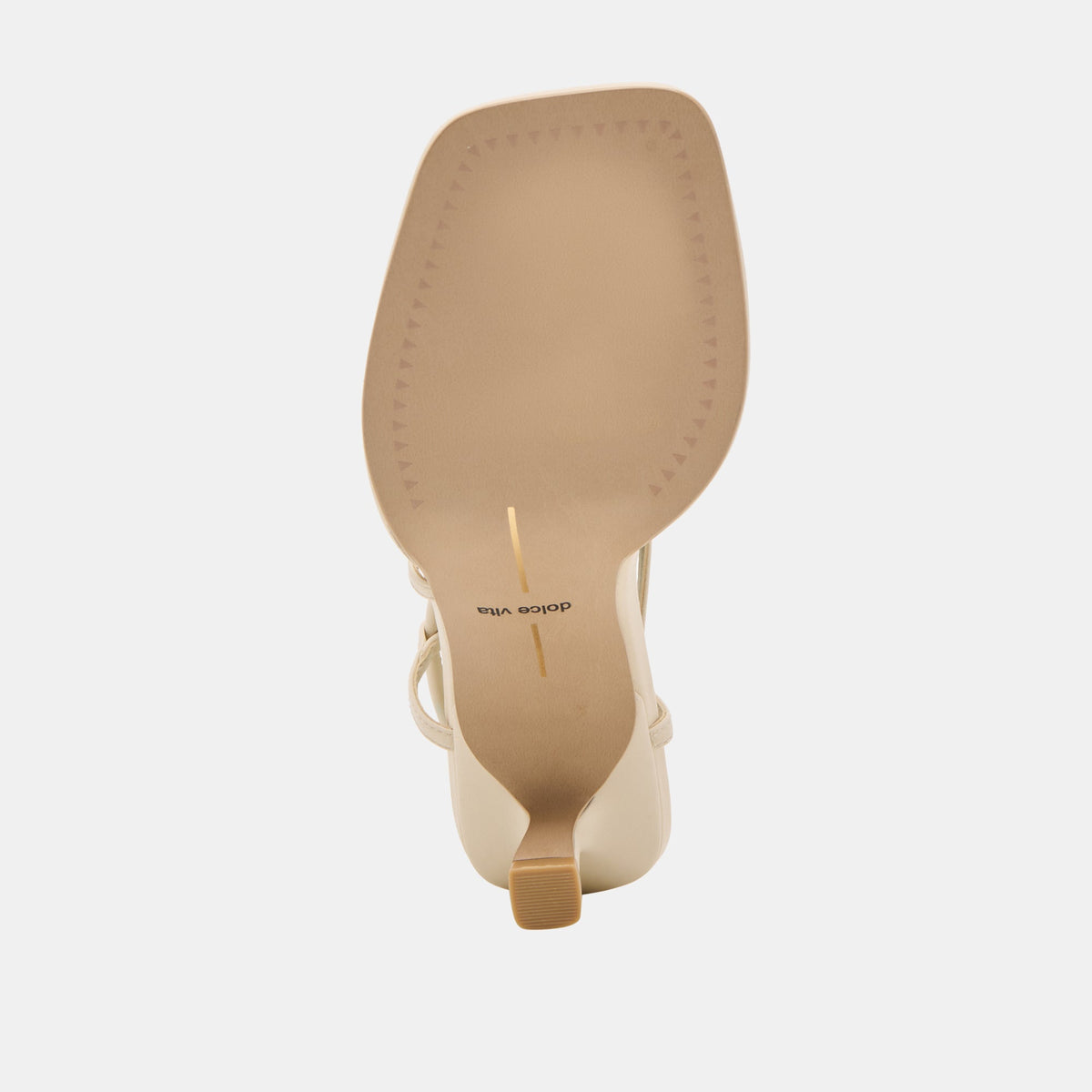 Dolce Vita SHOES Mylee Creme Leather Heels