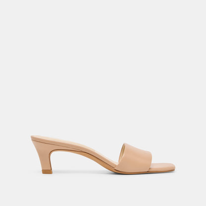 Dolce Vita SHOES Rexa Light Tan Leather Heels