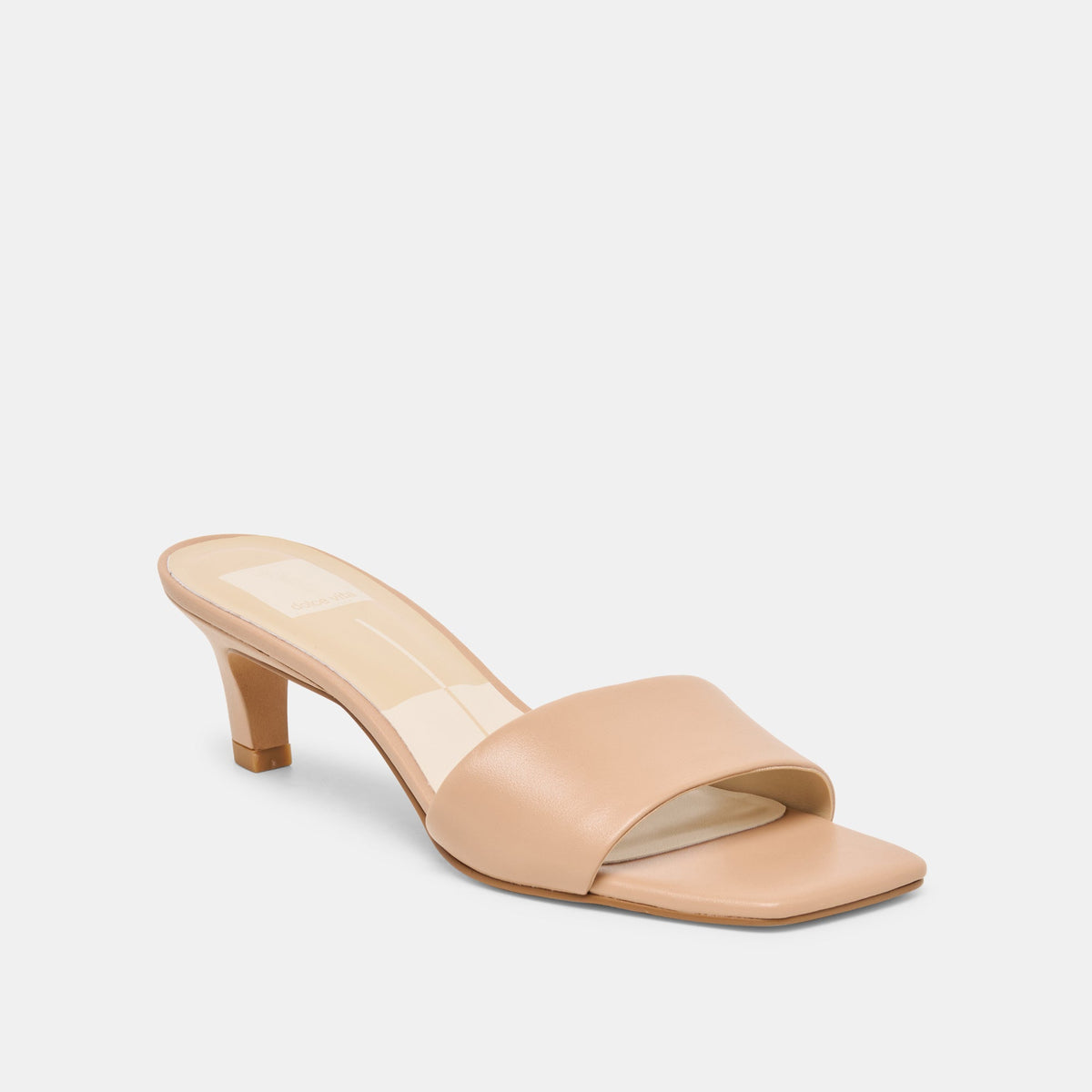 Dolce Vita SHOES Rexa Light Tan Leather Heels