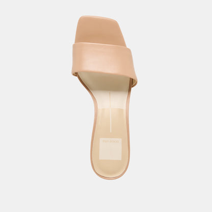 Dolce Vita SHOES Rexa Light Tan Leather Heels