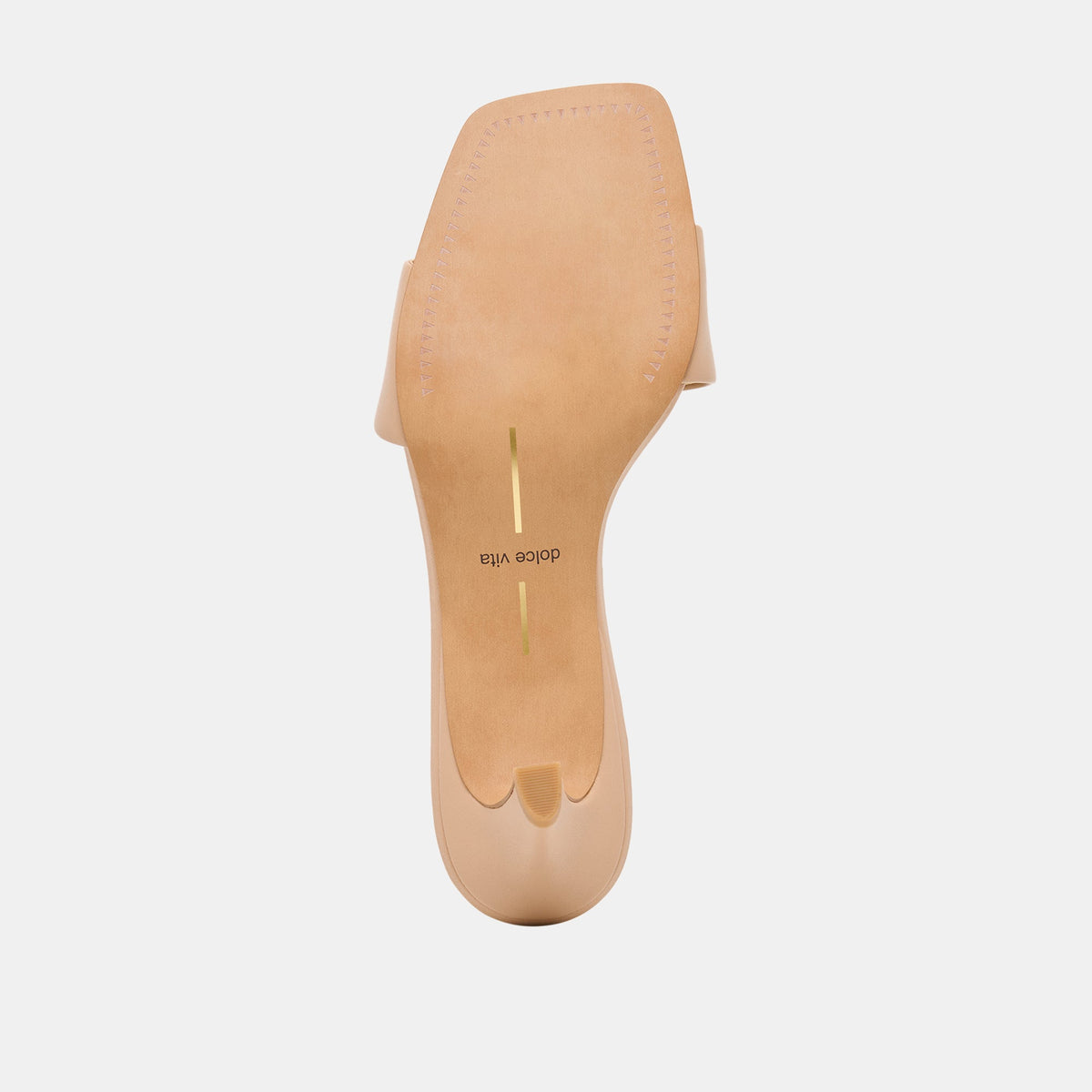Dolce Vita SHOES Rexa Light Tan Leather Heels