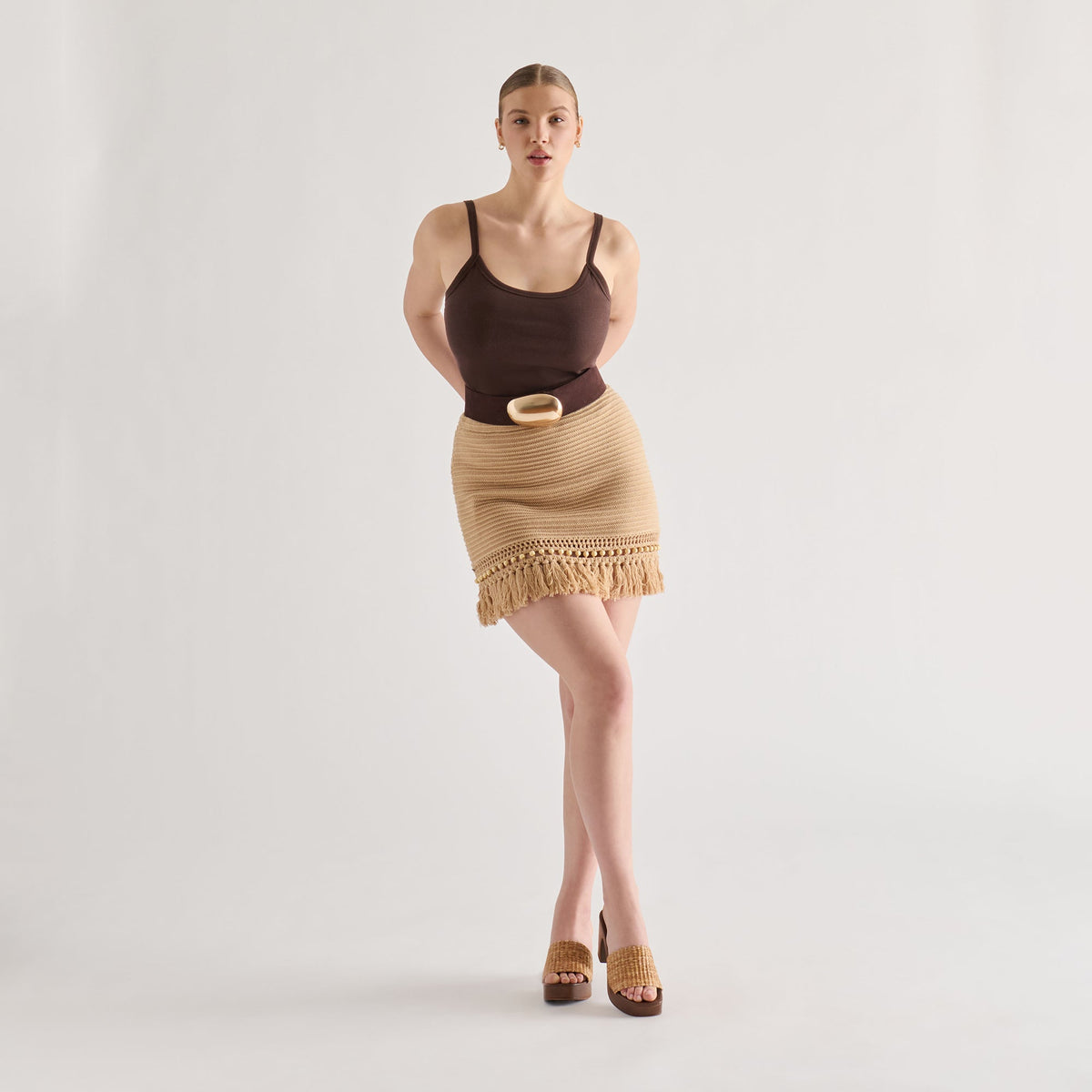 Dolce Vita SHOES Celest Natural Raffia Heels