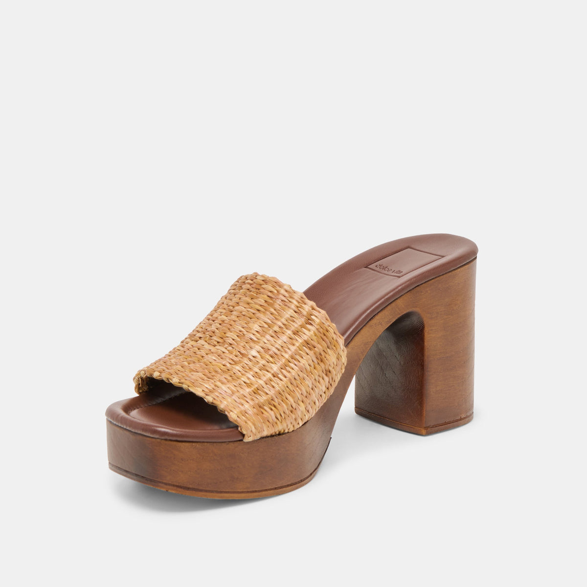 Dolce Vita SHOES Celest Natural Raffia Heels