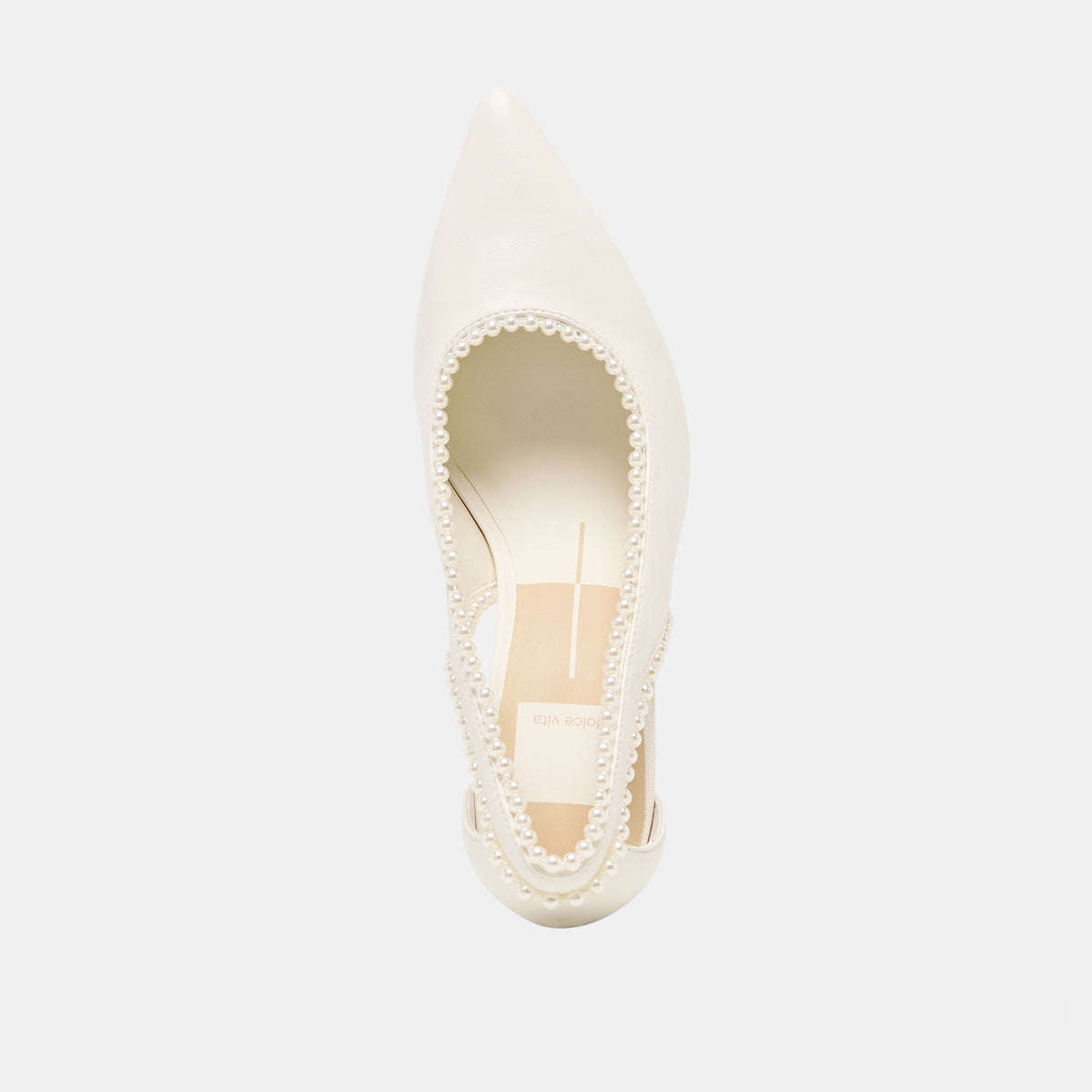 Dolce Vita SHOES Kelson Pearl True White Leather Heels