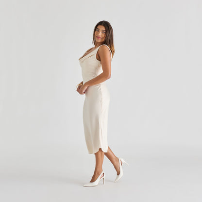 Dolce Vita SHOES Kelson Pearl True White Leather Heels