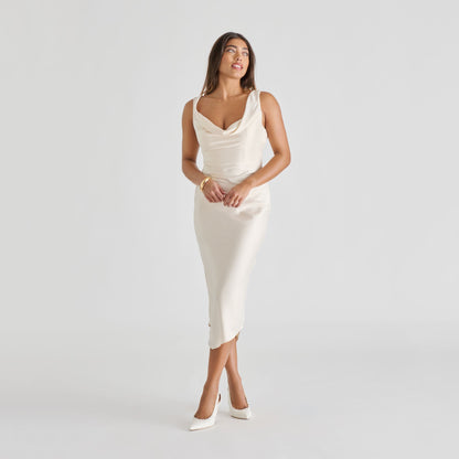 Dolce Vita SHOES Kelson Pearl True White Leather Heels