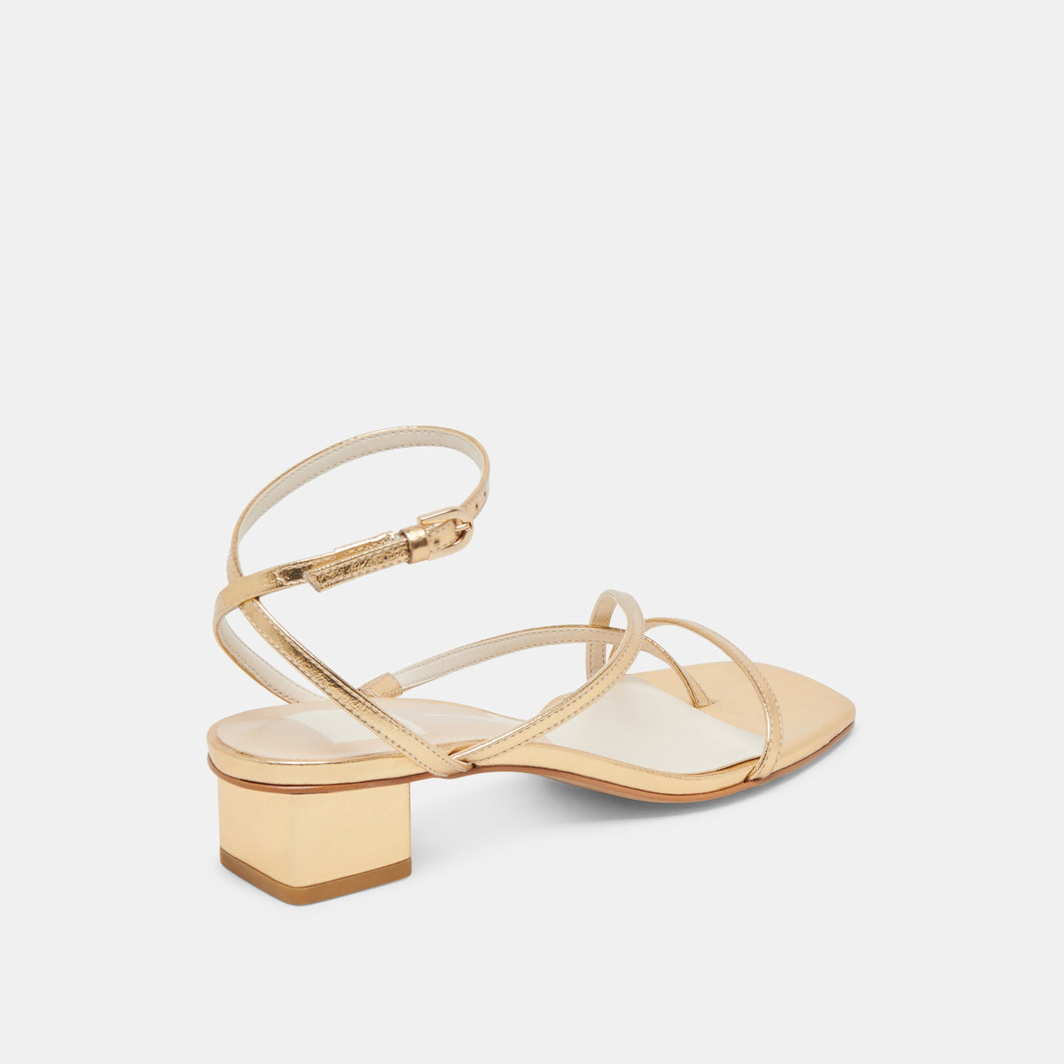 Dolce Vita SHOES Karlos Wide Gold Metallic Stella Sandals