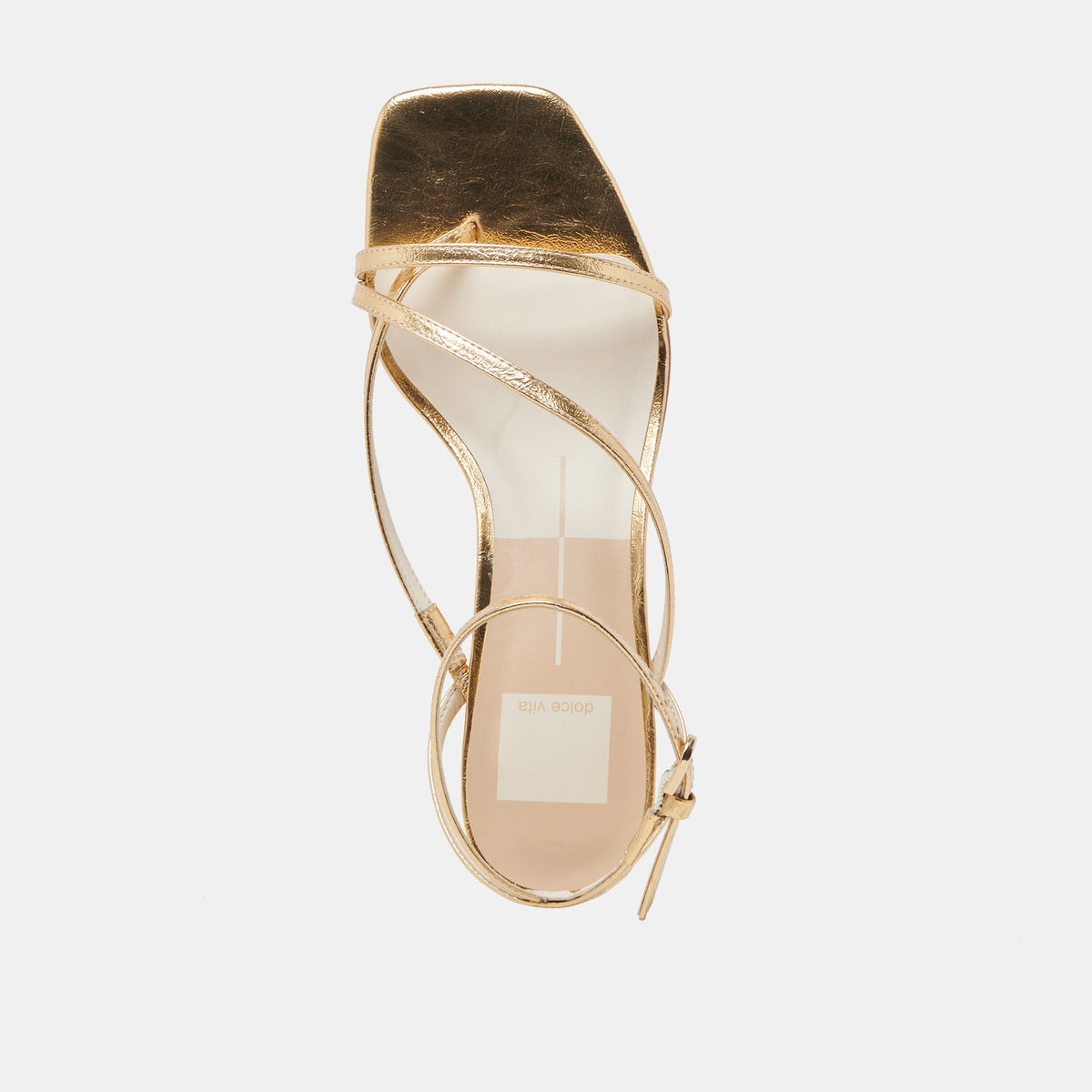 Dolce Vita SHOES Karlos Wide Gold Metallic Stella Sandals