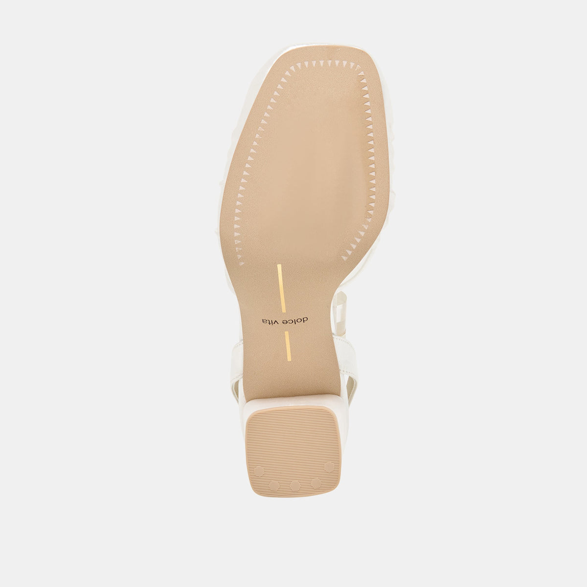 Dolce Vita SHOES Tisha True White Satin Heels