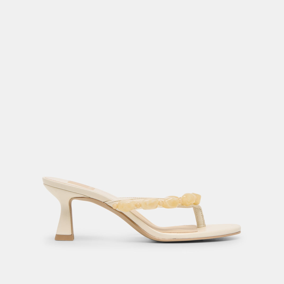 Dolce Vita SHOES Daksie Off White Leather Heels
