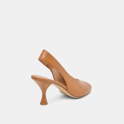 Dolce Vita SHOES Madow Tan Leather Heels