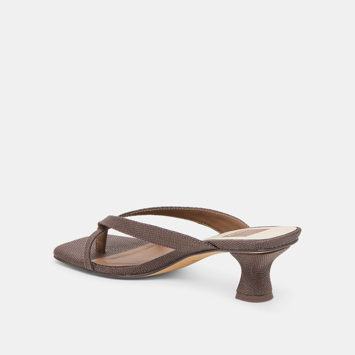 Dolce Vita SHOES Brevel Chocolate Raffia Heels