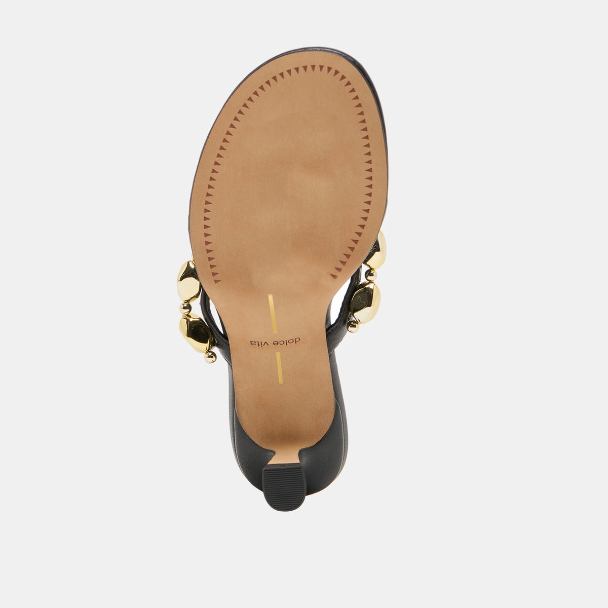 Dolce Vita SHOES Daksie Black Leather Heels
