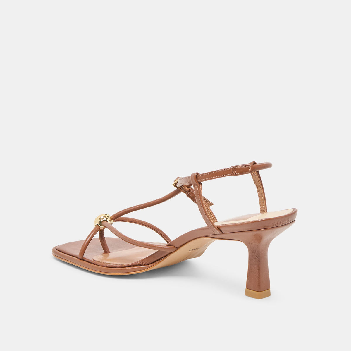 Dolce Vita SHOES Mylee Cognac Leather Heels