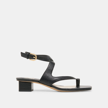 Dolce Vita SHOES Kameo Black Leather Heels