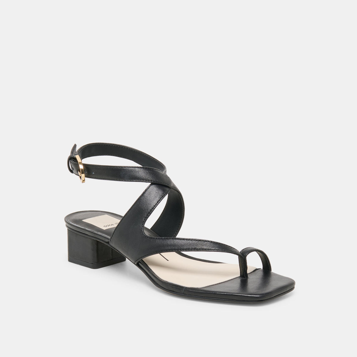 Dolce Vita SHOES Kameo Black Leather Heels