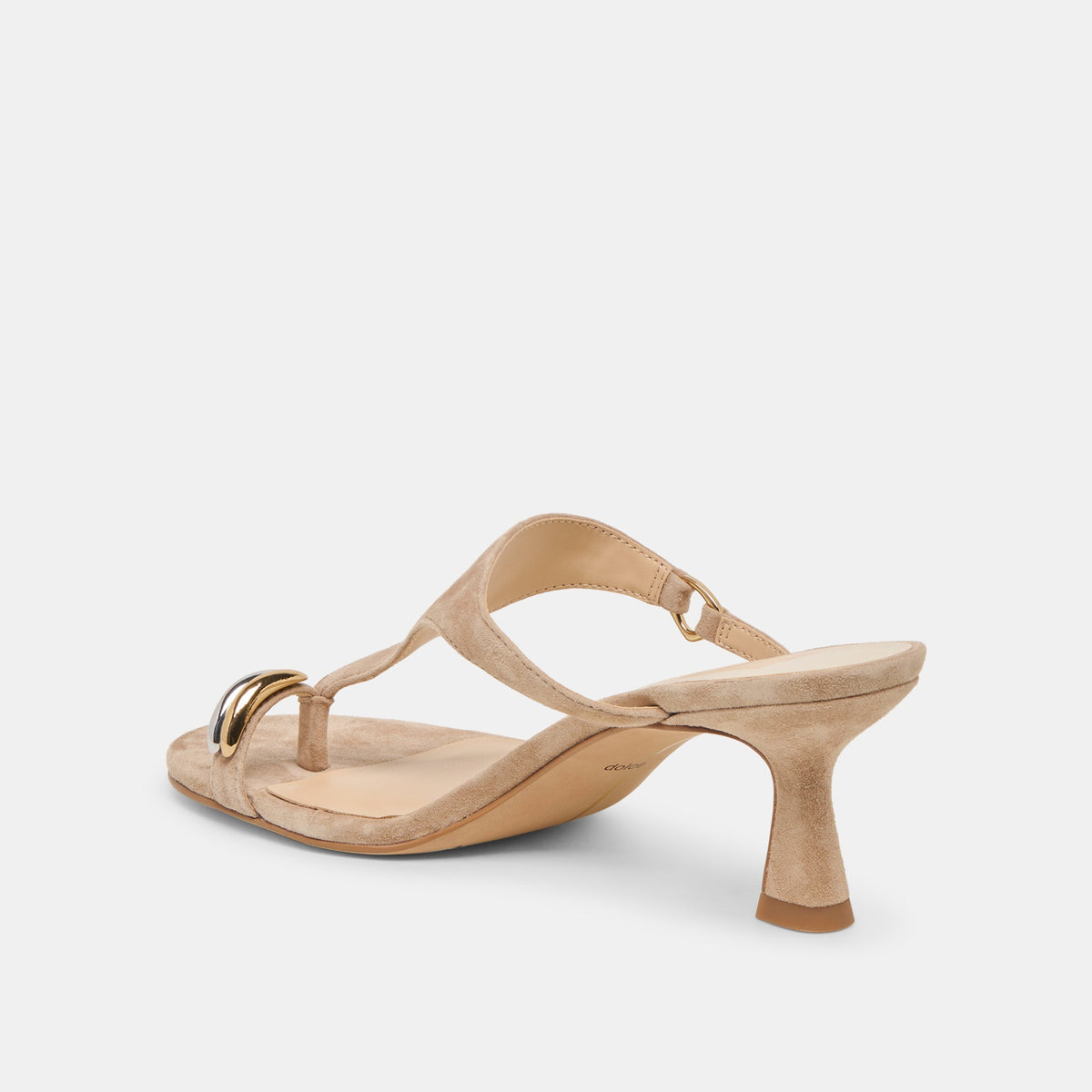 Dolce Vita SHOES Derrel Camel Suede Heels