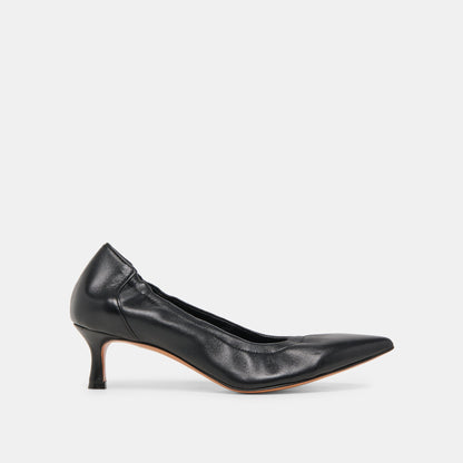 Dolce Vita SHOES Celtin Black Leather Heels