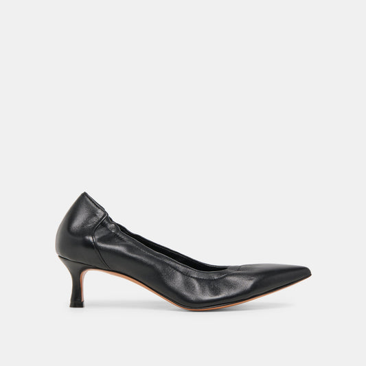 Dolce Vita SHOES Celtin Black Leather Heels