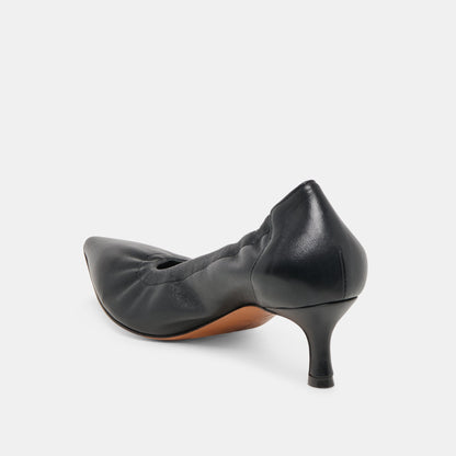 Dolce Vita SHOES Celtin Black Leather Heels