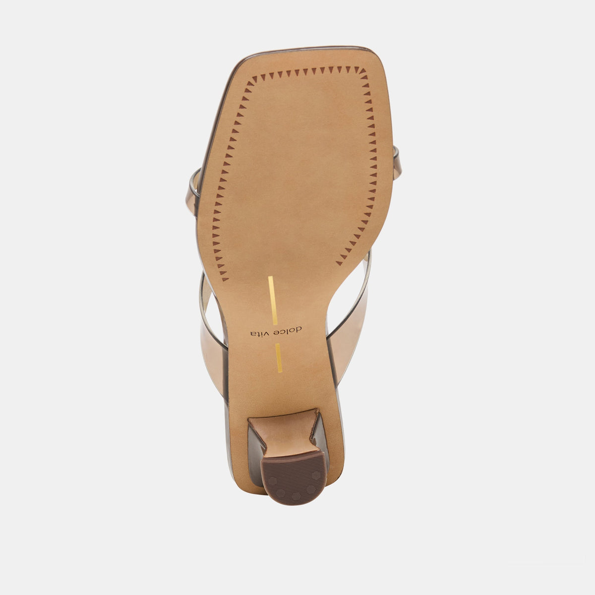 Dolce Vita SHOES Brevel Vinyl Dk Brown Jelly Heels