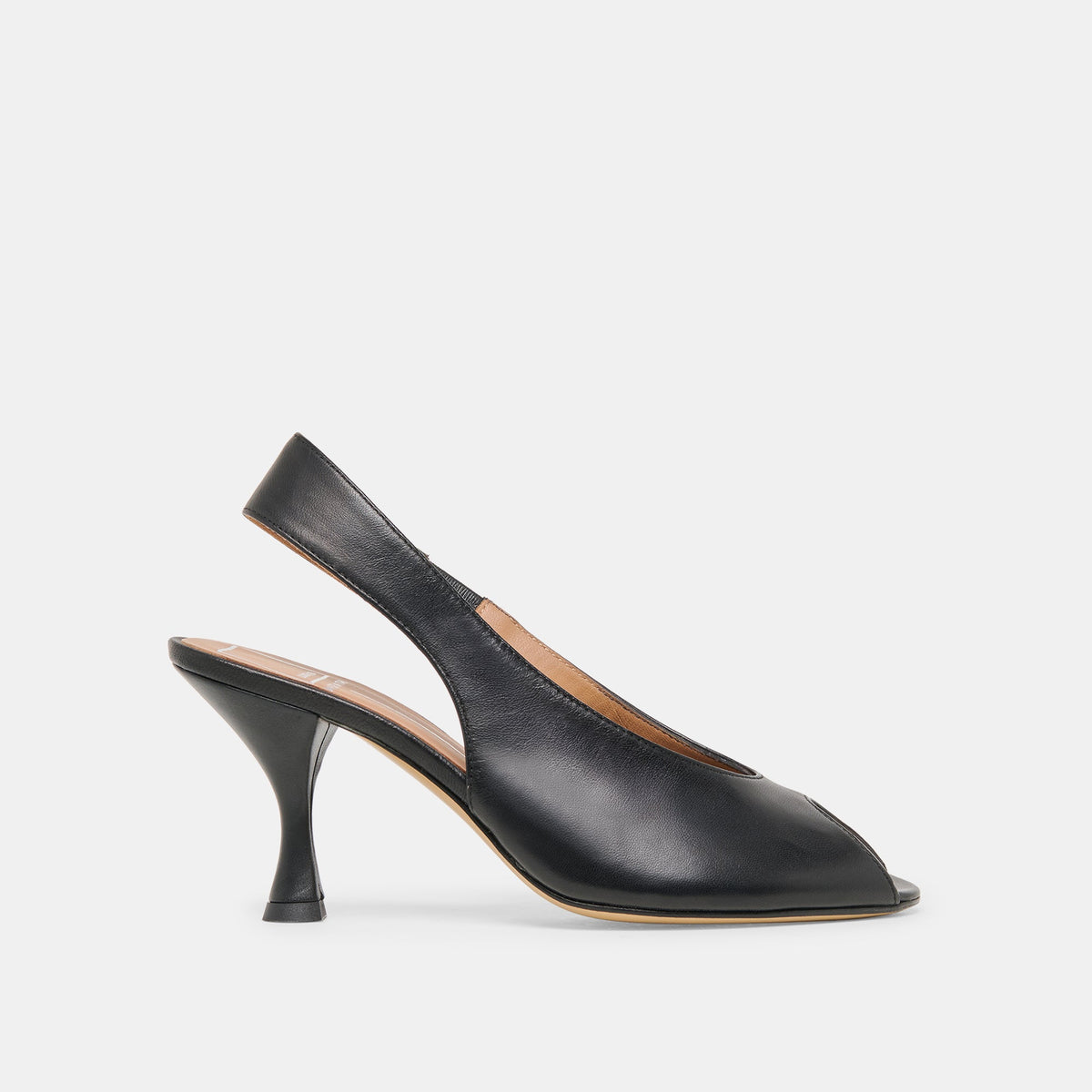 Dolce Vita SHOES Madow Black Leather Heels