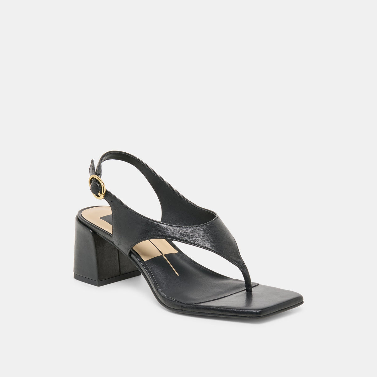 Dolce Vita SHOES Yves Black Leather Heels
