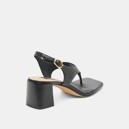 Dolce Vita SHOES Yves Black Leather Heels