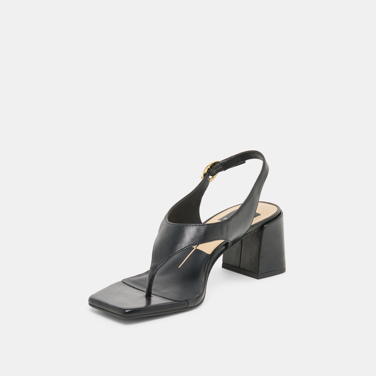 Dolce Vita SHOES Yves Black Leather Heels