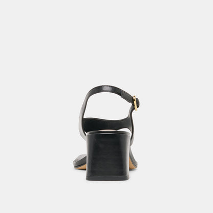 Dolce Vita SHOES Yves Black Leather Heels
