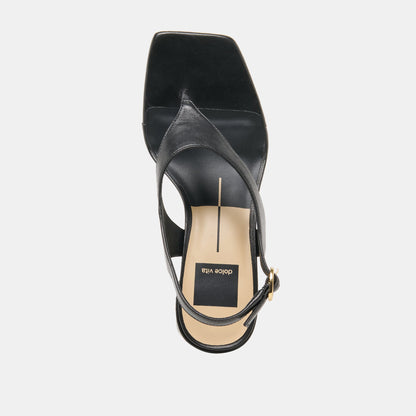 Dolce Vita SHOES Yves Black Leather Heels