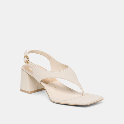 Dolce Vita SHOES Yves Ivory Leather Heels
