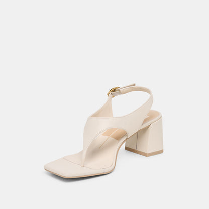 Dolce Vita SHOES Yves Ivory Leather Heels