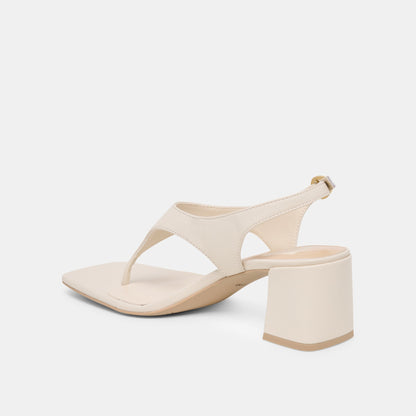 Dolce Vita SHOES Yves Ivory Leather Heels