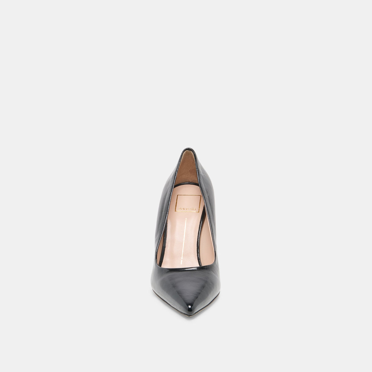 Dolce Vita SHOES LANKY Black Leather Closed-Toe Pump Stiletto Heels