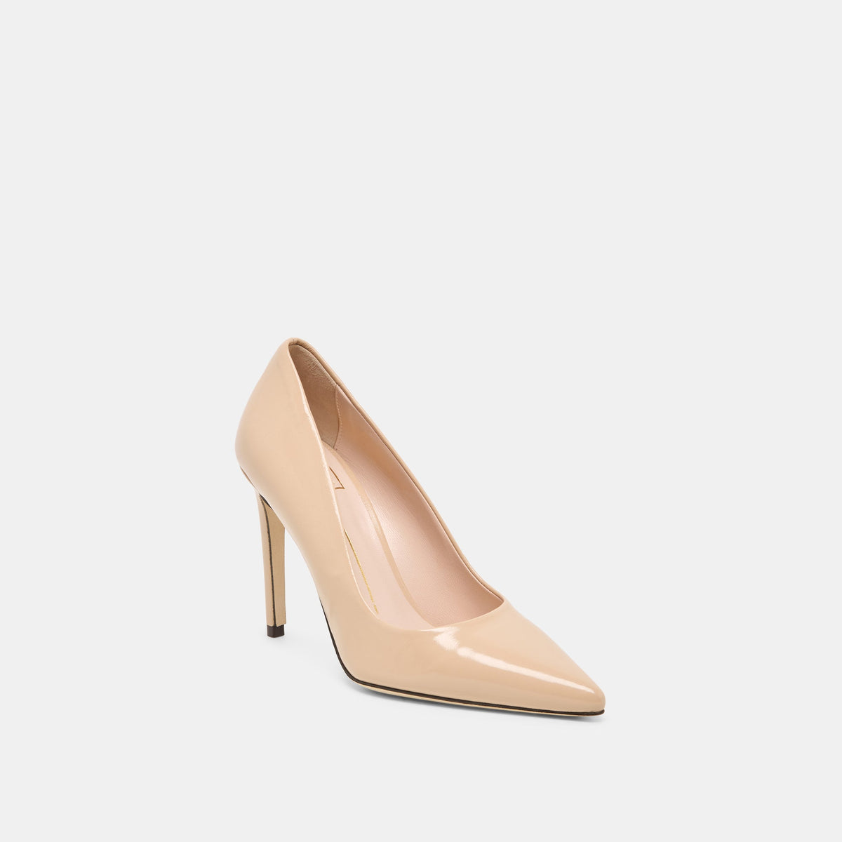 Dolce Vita SHOES LANKY Tan Leather Closed-Toe Pump Stiletto Heels