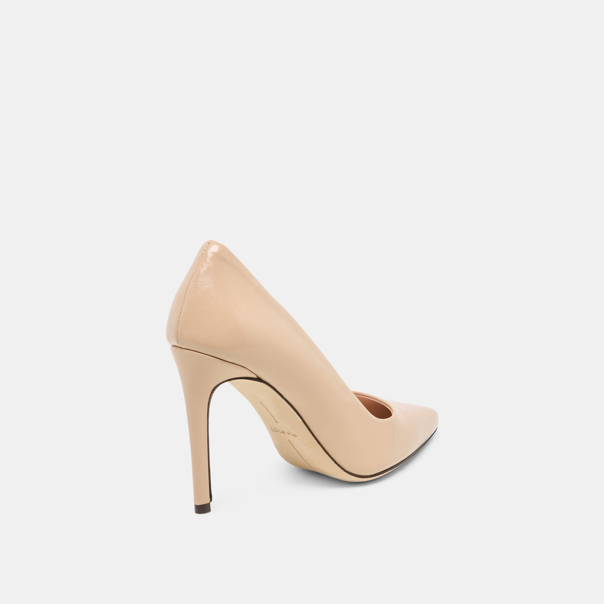 Dolce Vita SHOES LANKY Tan Leather Closed-Toe Pump Stiletto Heels