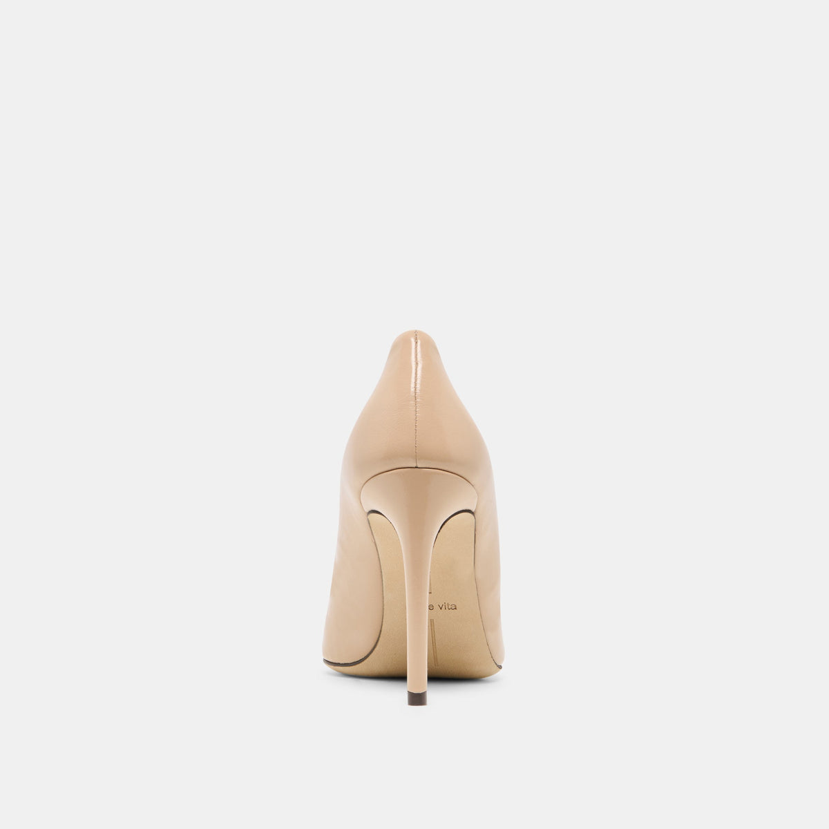 Dolce Vita SHOES LANKY Tan Leather Closed-Toe Pump Stiletto Heels