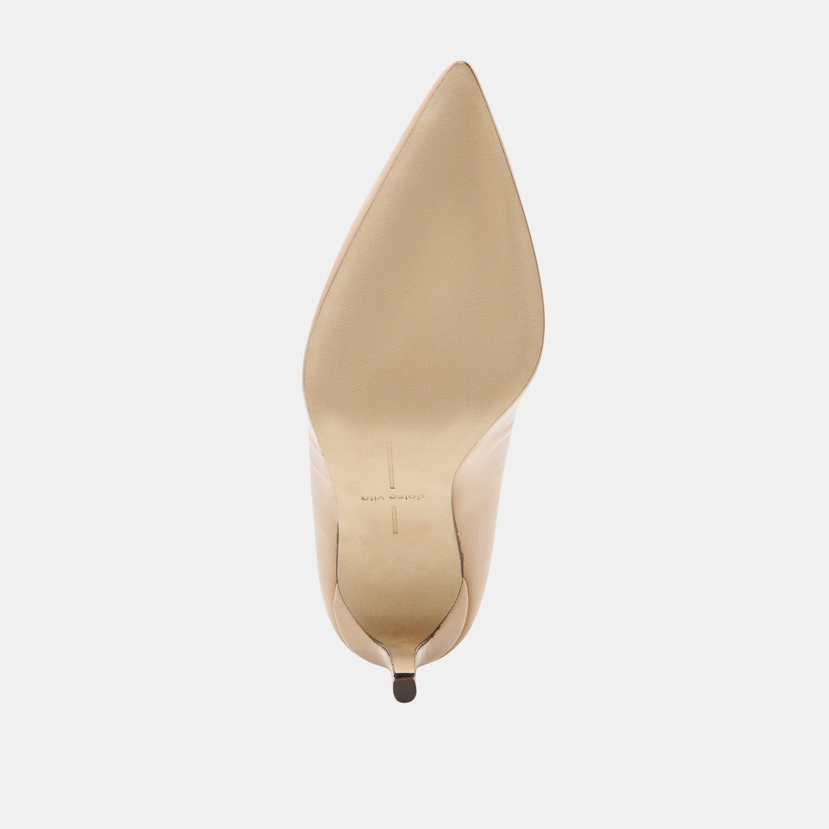 Dolce Vita SHOES LANKY Tan Leather Closed-Toe Pump Stiletto Heels
