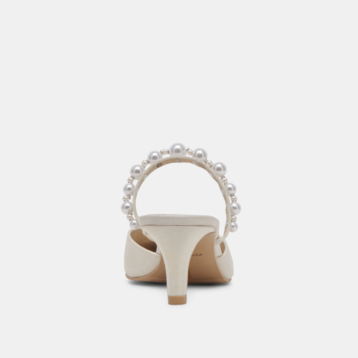 Dolce Vita SHOES Kanika Pearl Mid Vanilla Pearl Heels