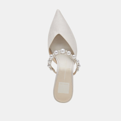 Dolce Vita SHOES Kanika Pearl Mid Vanilla Pearl Heels